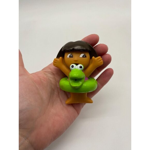 Vintage Dora the Explorer Bath Tub Figurine - Mattel Nickelodeon Cartoon - Picture 3 of 6